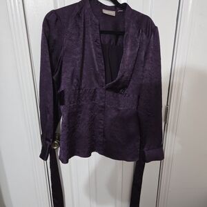 Elegant Purple Blouse